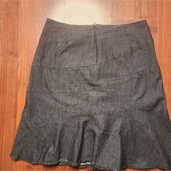 SANDRO SPORTSWEAR JEAN SKIRT WITH BUTTONS SIZE 8 ZIP BACK - Picture 6 of 6